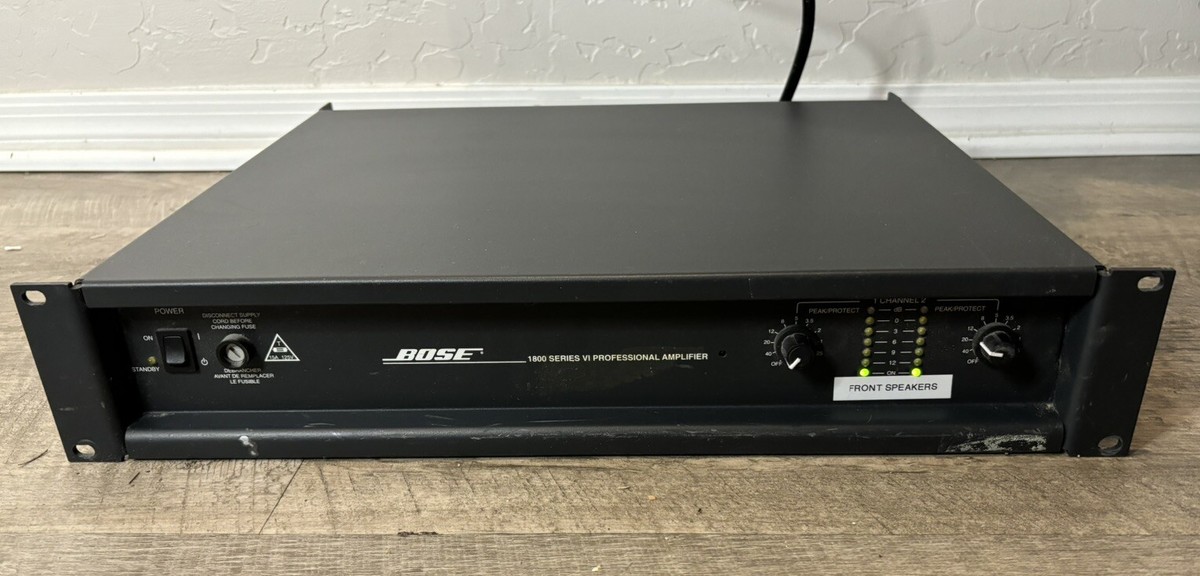BOSE ボーズ ステレオパワーアンプ 1800 SERIES VI ケース付き (2