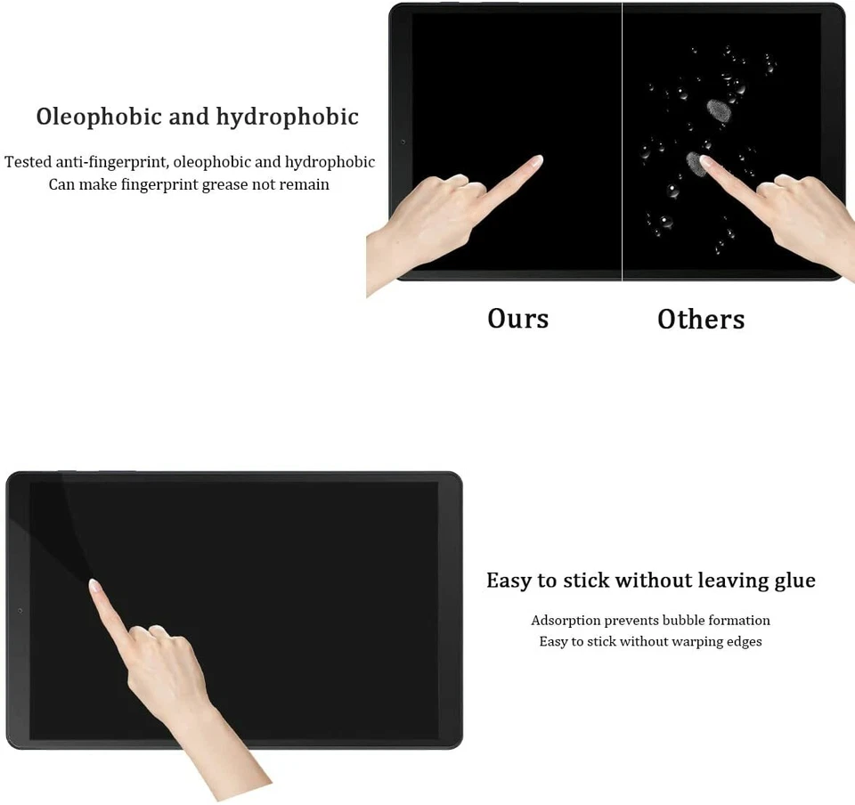 For Samsung Galaxy Tab A 10.1" SM-T510 / SM-T515 Tempered Glass Screen Protector - Image 4 of 4