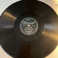 1944 JAZZ Savannah Churchill 78 rpm MANOR 1123 Tell Me So  V+