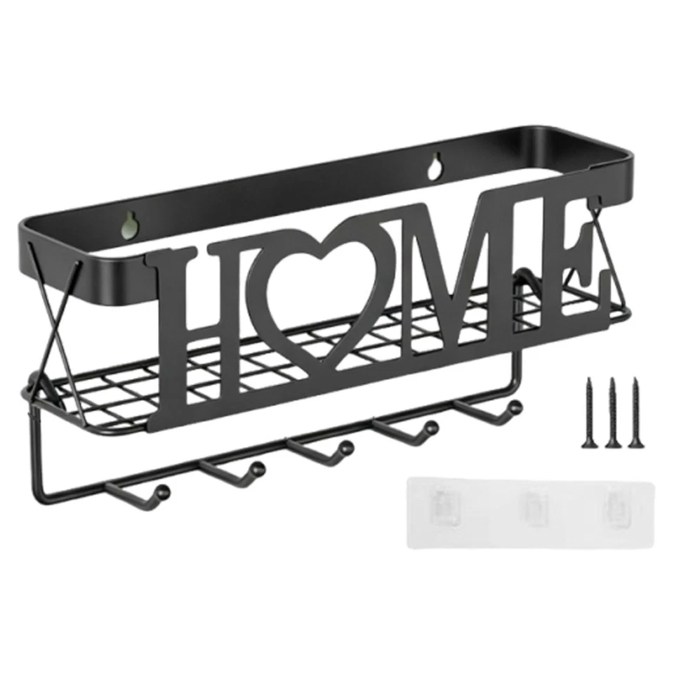 Key Holder Decor Metal Wall Key Hook for Shoulder Bag Apartment Living Room - Image 4 of 4