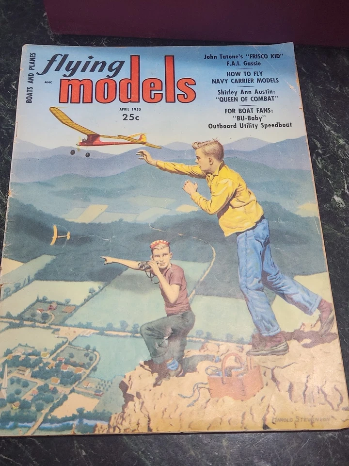 Vintage RC Model Airplane Magazines Lot of 6 WWII Korean War Era Hobby Foto 2 de 4