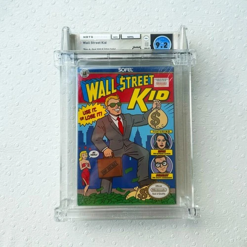 Wall Street Kid (Nintendo NES) – WATA 9.2 A+ Sealed | High-Grade Investment Copy