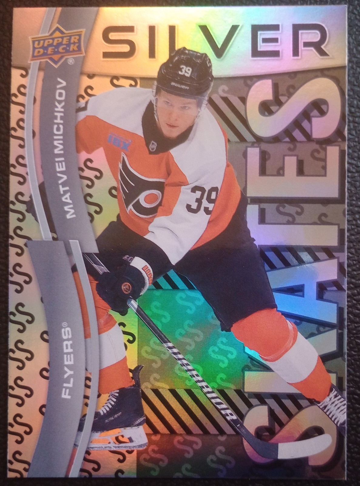 Matvei Michkov #SS-3 Hockey Cards 2024 Upper Deck Silver Skates trading card — raw and PSA graded price guide
