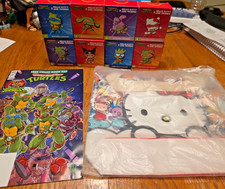 8 NEW Mcdonald's 2025 Hello Kitty x Teenage Mutant Ninja Turtles, Comic, Tote