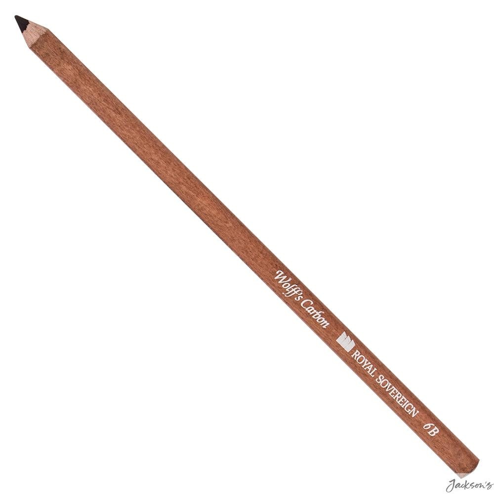 Wolff's Carbon Pencil Carbon 6B For Sketching And Expressive Drawing