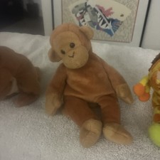 Ty Beanie Baby Bongo The Monkey Toy 4067 
