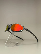 Oakley Penny Juliet X-Metal Sunglasses Gray Frame Ruby Lens Vintage Rare
