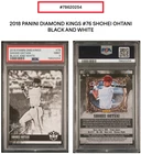2018 Panini Diamond Kings Shohei Ohtani #76 Black & White Variation (RC) PSA 9