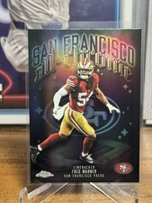 2025 Topps Chrome Football Fred Warner ACT-20 All Chrome San Francisco Refractor