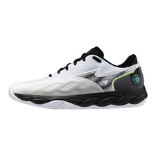 Mizuno Tennis Soes WAVE ENFORCE COURT WIDE AC 61GA243009 White/Black 2E 2024AW