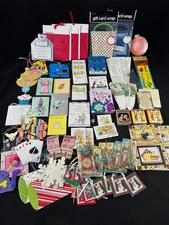 Mixed Lot of Gift Tags Gift Card Holders Bookmarks Mini Books Magnets Variety
