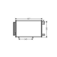Diederichs DCC1640 Kondensator, Klimaanlage FüR Ford Fiesta VI (CB1, Ccn)