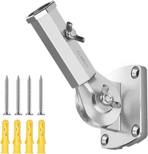 Heavy Duty T304 Stainless Steel Flag Pole Bracket  180° Adjustable Flag Pole