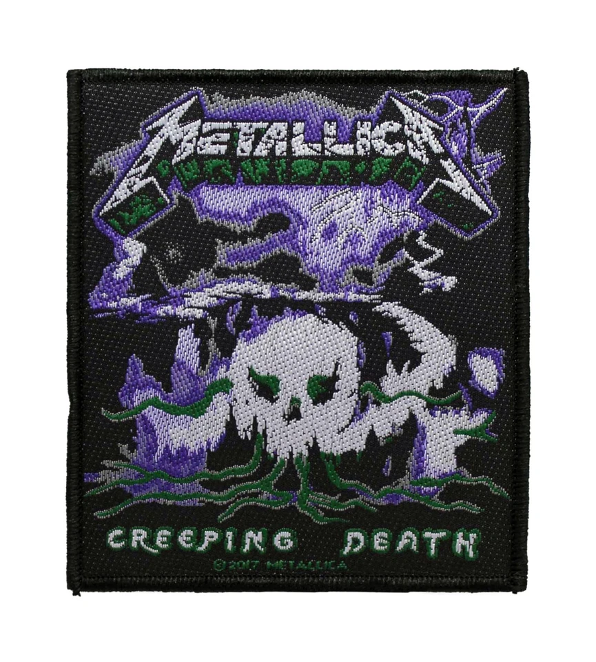 RAZZ Metallica Creeping Death Battle Jacket Sew On Woven Patch - OFFICIAL 21-12
