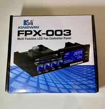 BRAND NEW KINGWIN FPX-003 Multi Function LCD Fan Controller Panel