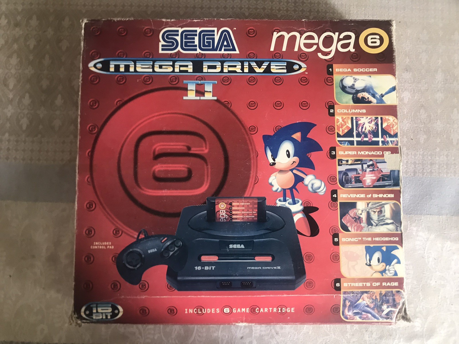 Console De Jeu SEGA Megadrive II (2) PAL Complète En Boite Pack Mega 6 Jeux