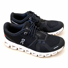 On Cloud 6 Women's Athletic Sneakers Sz 6 EU 37 Black/White Lace Up 3WF10060299