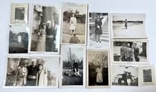 21 Vintage Photo Lot 1940s WW2 Sailor Home front Visit Girlfriend Military