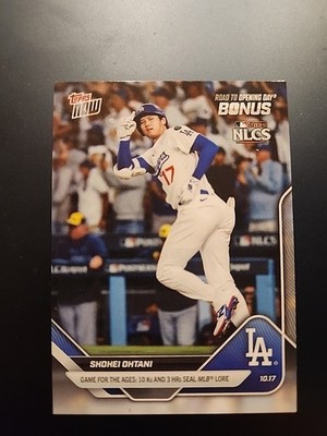 2025 MLB TOPPS NOW Bonus Card ODB- 23 Shohei Ohtani- 3 HRs In One Game Dodgers 