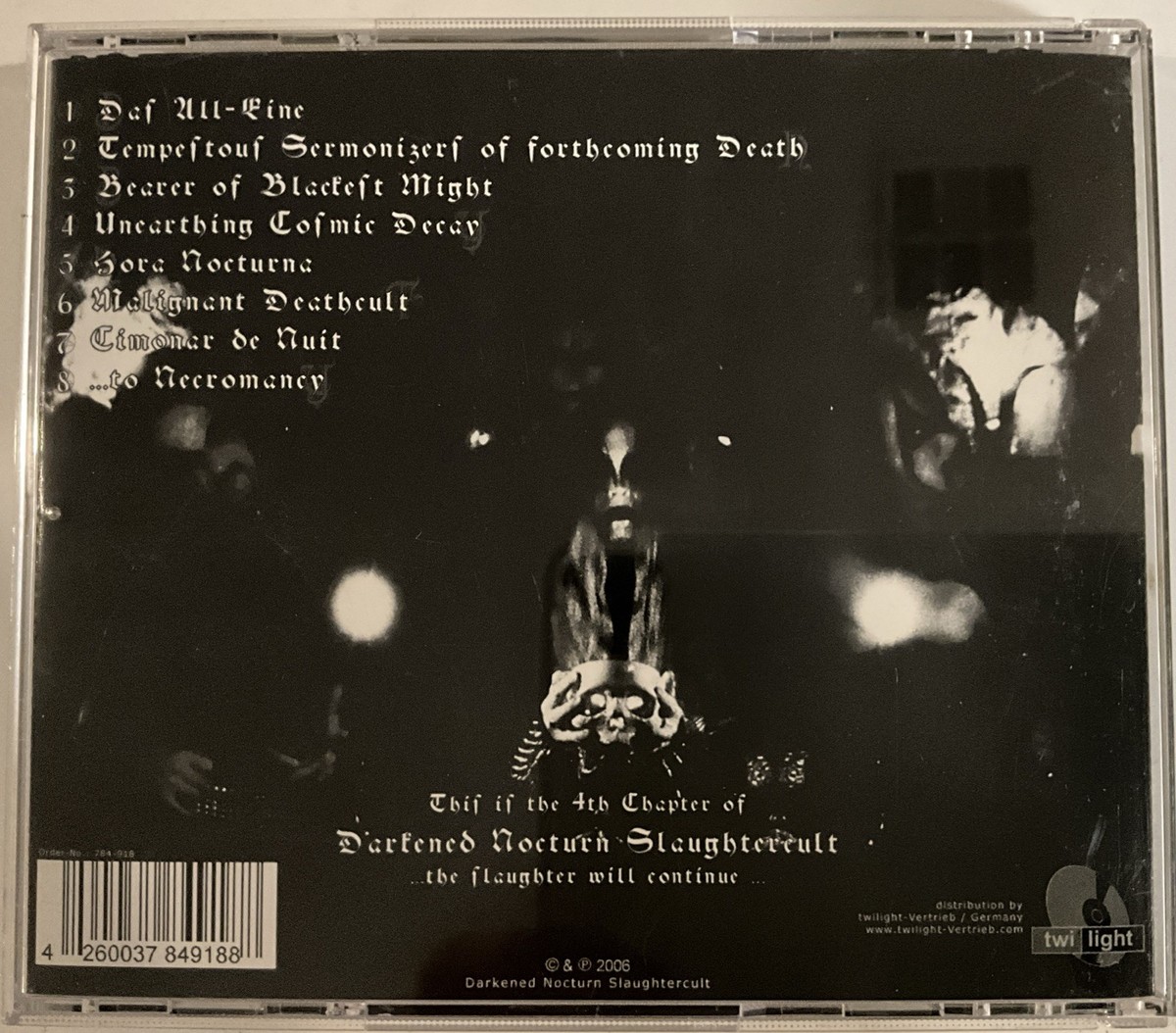 Darkened Nocturn Slaughtercult – Hora Nocturna CD 2006 Self