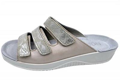 Rohde Damen Leder Pantolette Soltau Kreide 1930-12