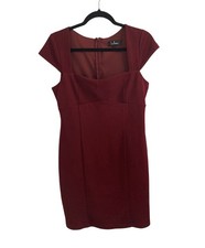 Women's Lulus Burgundy Bodycon Dress Size L