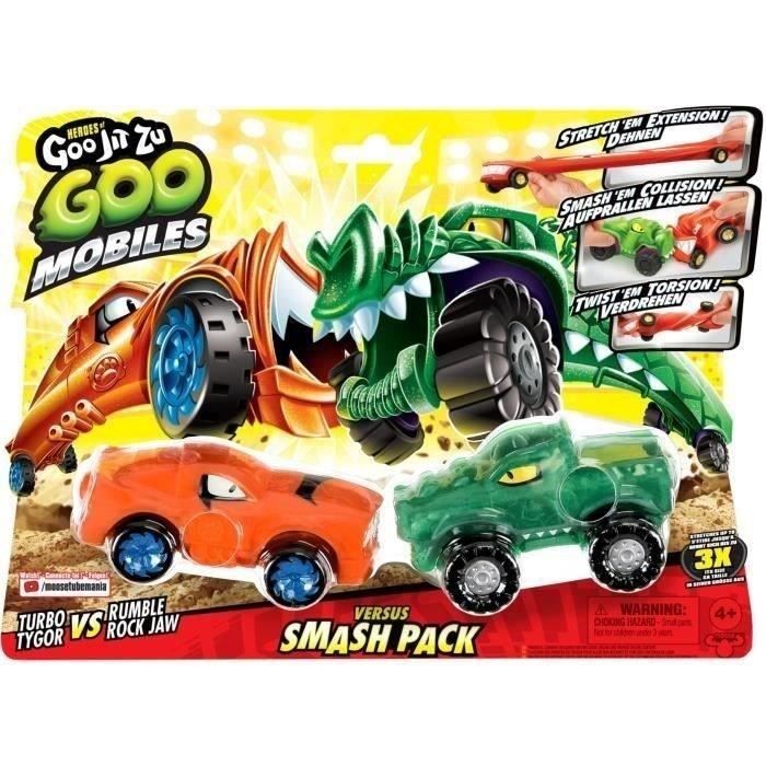 Goo Mobiles Turbo Tyger vs Rumbler Jaw Moose Toys : partagez des moments de complicité