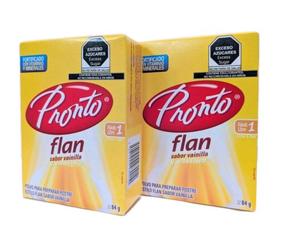 #ad 2 PACK Pronto Flan Traditional 84g Made In Mexico $16.99
