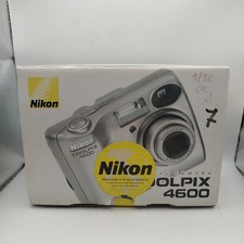 Nikon Coolpix 4600 4.0MP Digital Camera 3X - Working - 256MB COMPLETE SD Card
