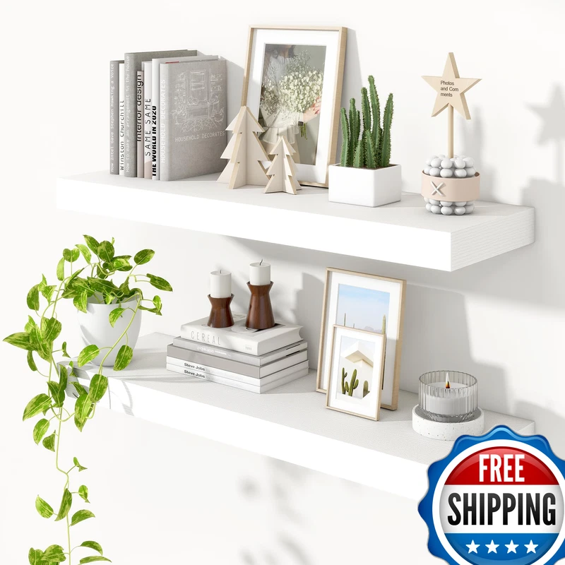 Heimlove 36 Inch Floating Shelves For Wallthicker And Deeper Wall Shelves