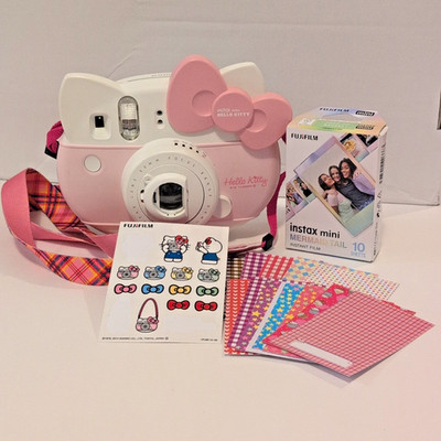 Fujifilm Instax Mini Hello Kitty Camera (w/Strap, bonus HK stickers and film)