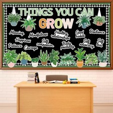 Plant Bulletin Board Set Plant Classroom Decor Greenery Motivational Bulletin...