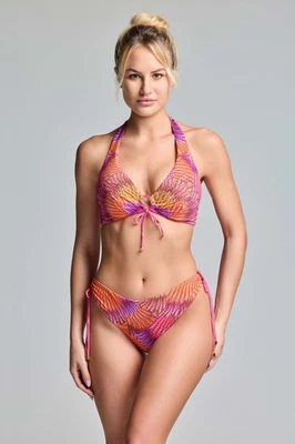 Costume Bikini Ferretto Avec Slip Midi Multicolore Vacanze Italiane VI26-035 - Photo 1/3