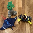 2008 PLAYMOBIL 4804 Giant Crab / 4801 Giant Sting Ray- w/ extra items -Mixed Lot