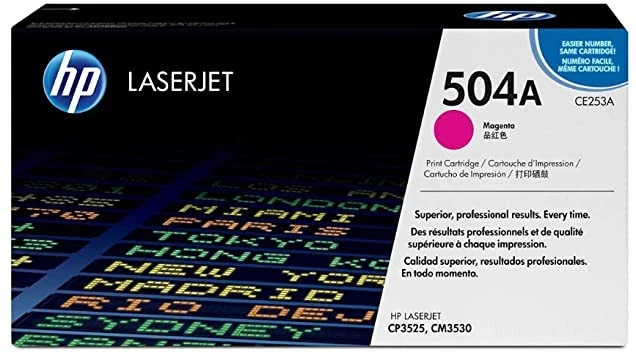 Toner magenta original HP CE253A pour Color LaserJet CP3525 / CM3530 NEUF ET ... - Photo 1/1