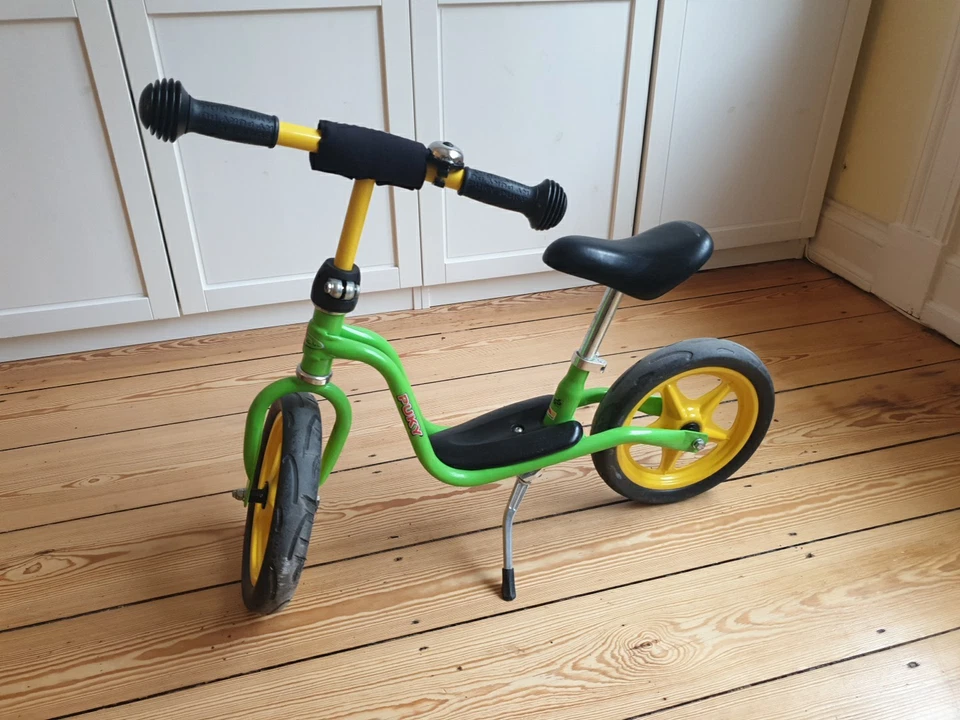 Puky Laufrad - grün-gelb - 12" Luftbereifung