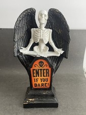 light up Halloween skeleton with wings decor 12 light timer
