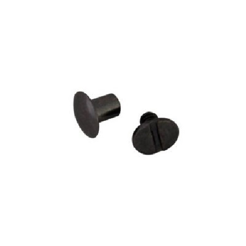 Different size packs of 1/4" Black Gun Metal chicago screws from 50 -500 pcs - Picture 2 of 2