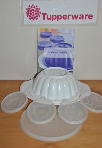 LOT 2 👑TUPPERWARE Moule à Charlotte Complet Fond + Couvercle + 16 Cm Gourmet EUR 13,90 - FR