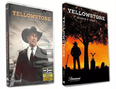 Yellowstone: The Complete Season 5 Five Part 1&2 (DVD, 6-Disc Box Set)