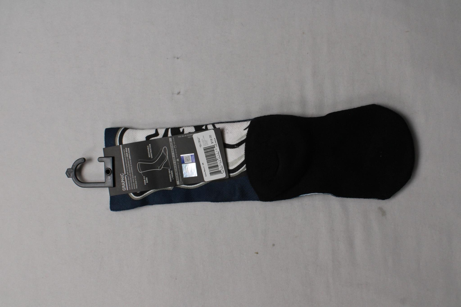 SAOLA ROCK EM Calze Uomo Traspiranti Forma Grafica Vestibilità Suola Imbottita Crew BL8 Blu Small