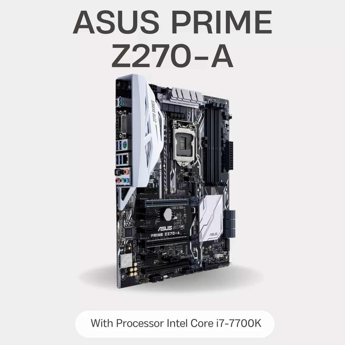 Cheap ASUS Prime Z270 A Gaming Motherboard with Processor Core i7 7700K LGA 1151