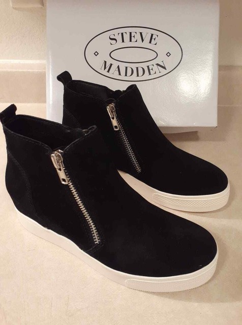 steve madden women's wedgie sneaker