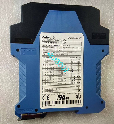 P15000H1 Knick isolation module brand new P15000H1  FedEx or DHL
