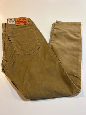 Levi's HARVEST GOLD Men's 512 Slim-Tapered Fit Corduroy Jeans 32 x 30