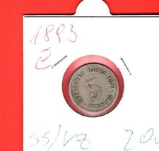 5 PF 1893 E  sehr RAR  ab 5 auktionen portofrei