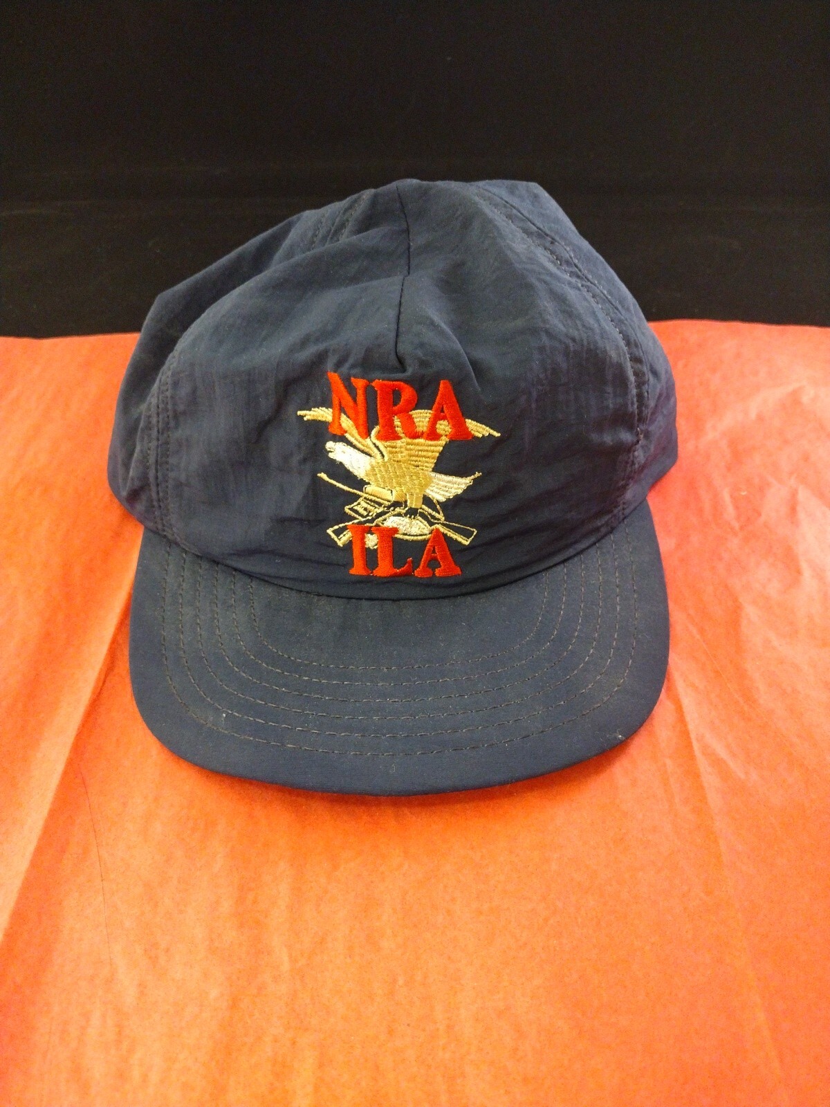 NRA ILA Vintage Adjustable Cap Patriotic USA Flag Design