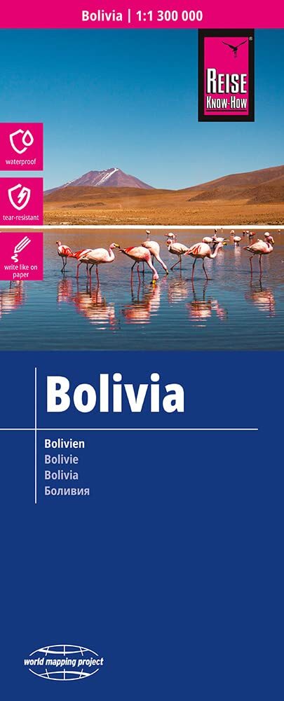 9783831772766 Reise Know-How Landkarte Bolivien 1 : 1.300.000: w...appingproject