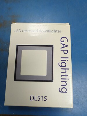 GAP Lighting DLS15 LED Einbaustrahler - Weiß / Schwarz