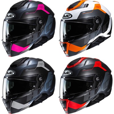 HJC Motorrad Helm - i91 Carst - Touring Klapphelm mit Sonnenblende